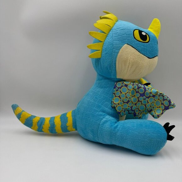 Build-A-Bear Stormfly Dragon Plush Retired How To Train Your Dragon Blue/Yellow - Picture 4 of 11
